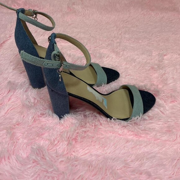 Guess Blue Denim Heels - Picture 4 of 6